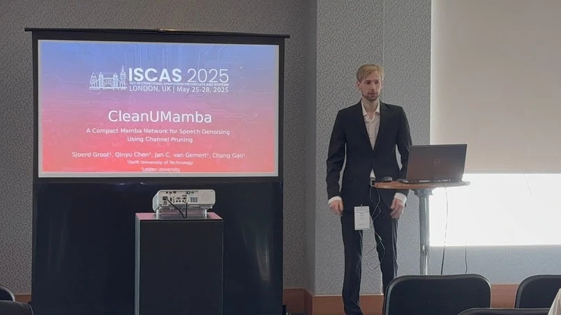 Sjoerd @ ISCAS 2025 in London, UK