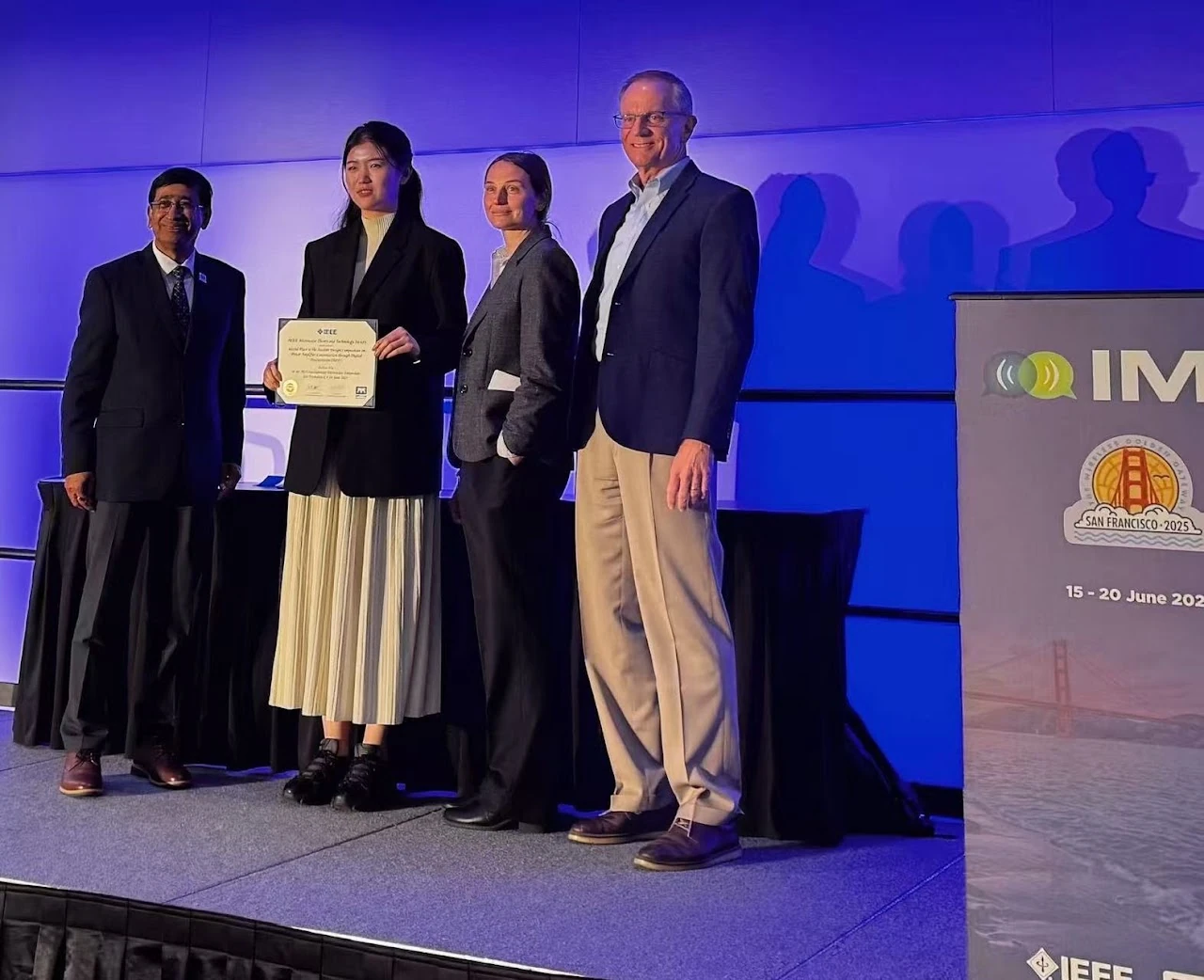 Yizhuo Wu won second place in IMS DPD Contest