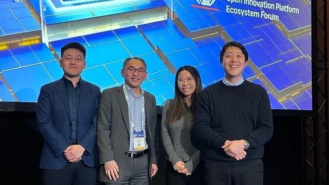 With Glavine, Qinyu & Kwantae @ TSMC OIP Forum (2024)