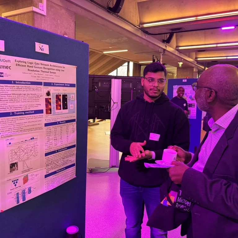 Siddharth @ Microelectronics Research Day 2026 in Delft, Netherlands